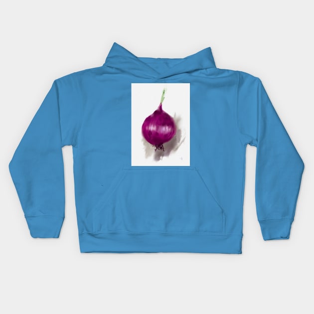 Red Onion Kids Hoodie by Aari